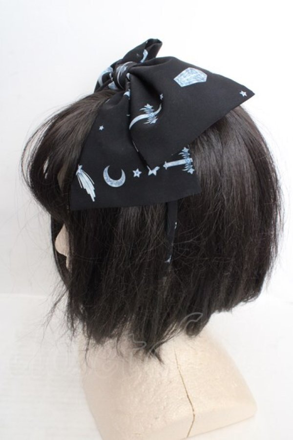 画像2: Royal Princess Alice / Halloween Night　少女主義的水彩画家たまコラボ カチューシャ  ブラック O-26-04-01-013-LO-AC-IG-OS (2)