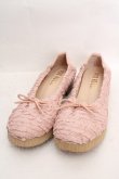 画像1: PINK HOUSE / フリル使いバレエシューズ 3(M) ピンク O-26-04-01-018-LO-SH-IG-OS (1)