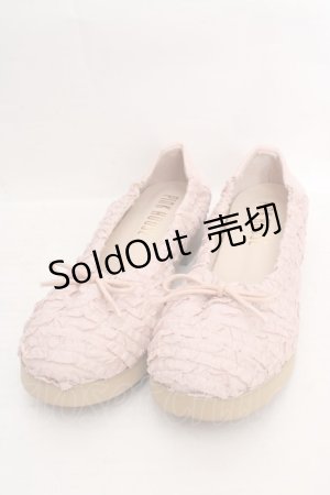 画像: PINK HOUSE / フリル使いバレエシューズ 3(M) ピンク O-26-04-01-018-LO-SH-IG-OS