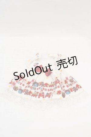 画像: BABY,THE STARS SHINE BRIGHT / くみゃちゃんのDokiDoki Christmas Party柄くみゃちゃんジャンパースカート  オフシロ O-26-04-01-019-BA-ZA-IG-OS