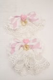 画像1: BABY,THE STARS SHINE BRIGHT / Patissiere Bonbon Ribbonお袖とめ  ピンク×シロ O-26-04-01-021-BA-OP-IG-OS (1)