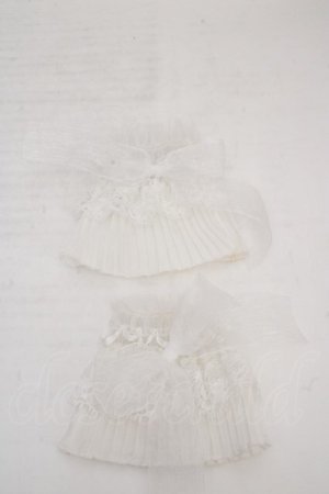 画像: ATELIER PIERROT / Lace cuffs（レースカフス）  ホワイト O-26-04-01-028-EL-ZA-IG-OS