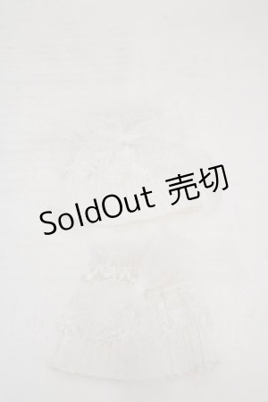 画像: ATELIER PIERROT / Lace cuffs（レースカフス）  ホワイト O-26-04-01-028-EL-ZA-IG-OS