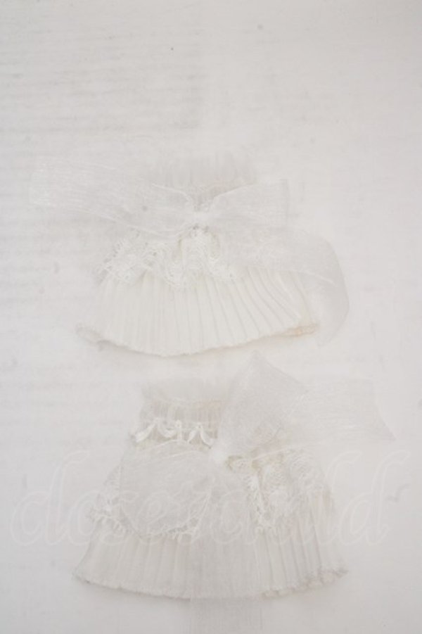 画像1: ATELIER PIERROT / Lace cuffs（レースカフス）  ホワイト O-26-04-01-028-EL-ZA-IG-OS (1)