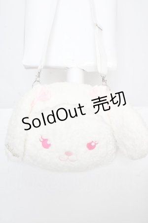 画像: BABY,THE STARS SHINE BRIGHT / うさくみゃんのおかおBag  シロ×ピンク O-26-04-01-030-BA-BG-IG-OS