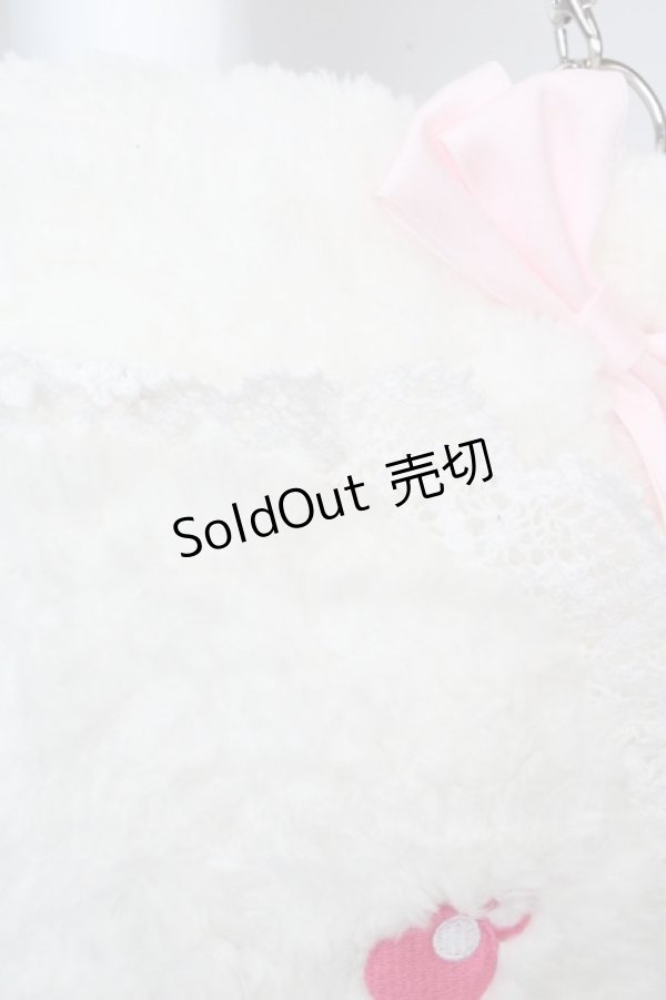 画像3: BABY,THE STARS SHINE BRIGHT / うさくみゃんのおかおBag  シロ×ピンク O-26-04-01-030-BA-BG-IG-OS (3)