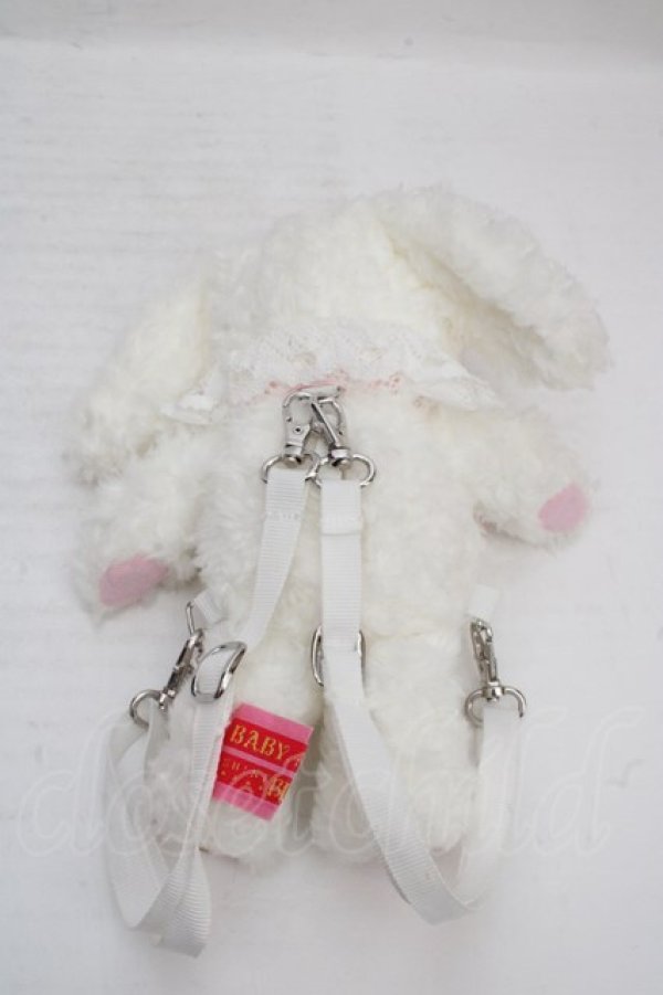 画像2: BABY,THE STARS SHINE BRIGHT / うさくみゃリュックミニミニ  シロ×ピンク O-26-04-01-032-BA-ZA-IG-OS (2)