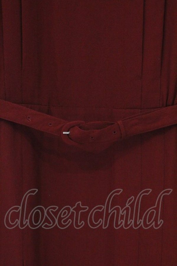 画像3: PINK HOUSE / レース襟使いウールワンピース  アカ O-26-04-02-003-LO-OP-OW-OS (3)