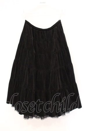 画像: PINK HOUSE / 別珍スカート  クロ O-26-04-02-033-LO-SK-IG-OS