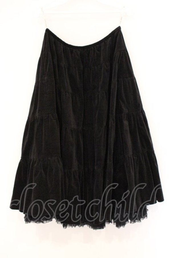 画像3: PINK HOUSE / 別珍スカート  クロ O-26-04-02-033-LO-SK-IG-OS (3)