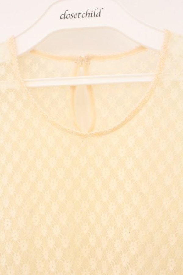 画像3: KANEKO ISAO / 透かし長袖トップス  生成り O-26-04-02-034-EL-TO-IG-OS (3)