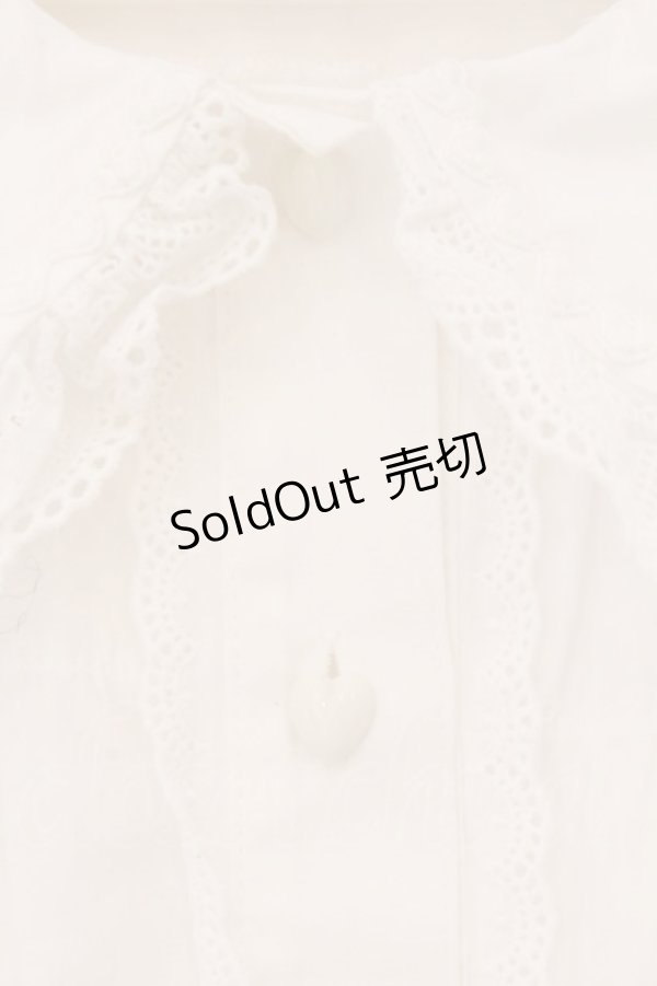 画像2: BABY,THE STARS SHINE BRIGHT / 袖取り外しベビードールブラウス  シロ O-26-04-02-040-BA-BL-IG-OS (2)