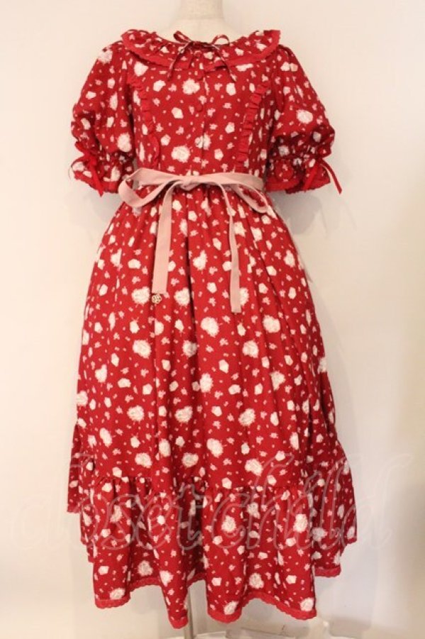 画像1: Chalmiere / マロンクリーム/ワンピース M アカ O-26-04-02-043-0-OP-OW-OS (1)