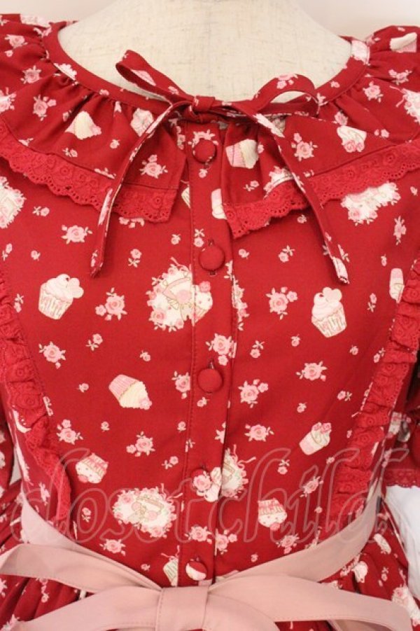 画像2: Chalmiere / マロンクリーム/ワンピース M アカ O-26-04-02-043-0-OP-OW-OS (2)