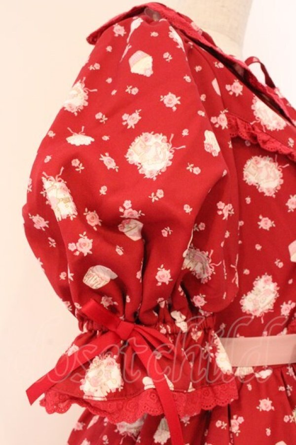 画像4: Chalmiere / マロンクリーム/ワンピース M アカ O-26-04-02-043-0-OP-OW-OS (4)