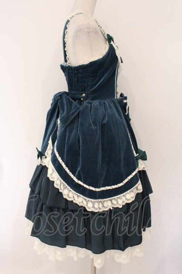 画像5: metamorphose / 別珍セシリアジャンパースカート  グリーン O-26-04-02-045-ME-OP-OW-OS (5)