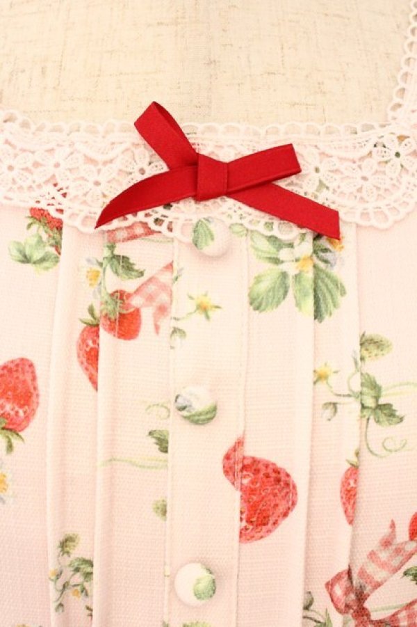 画像2: axes femme kawaii / クラシックベリーワンピース  ピンク O-26-04-02-046-AX-OP-IG-OS (2)