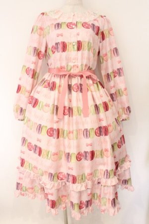 画像: Emily Temple cute / doux macaronロングワンピース  ピンク O-26-04-02-047-ET-OP-IG-OS