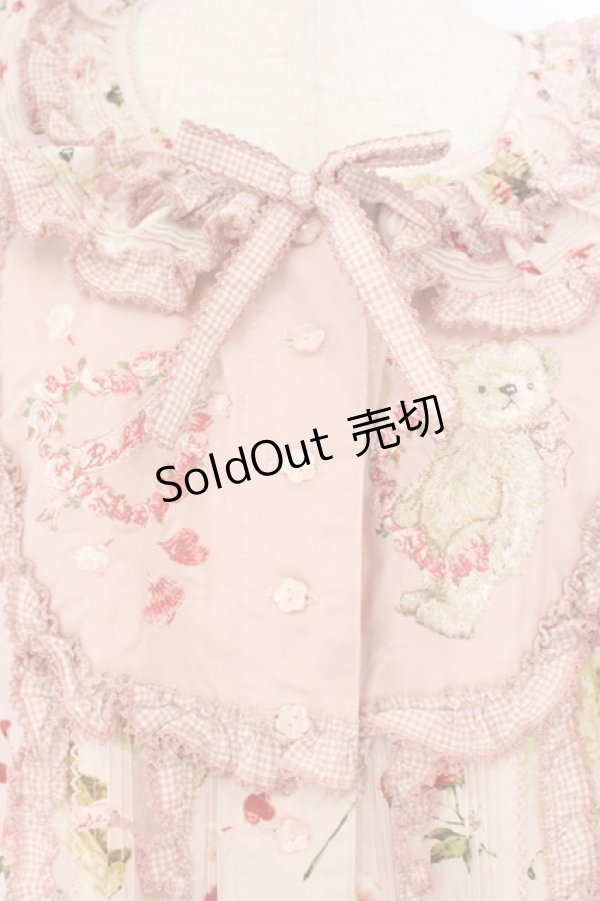 画像2: PINK HOUSE / テディローズプリントワンピース  ピンク O-26-04-02-048-LO-OP-OW-OS (2)