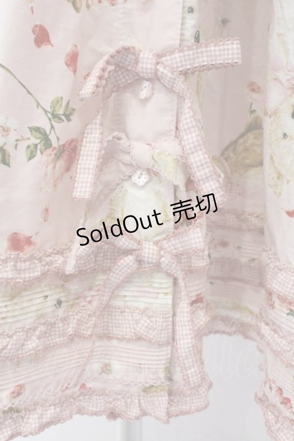 画像4: PINK HOUSE / テディローズプリントワンピース  ピンク O-26-04-02-048-LO-OP-OW-OS (4)