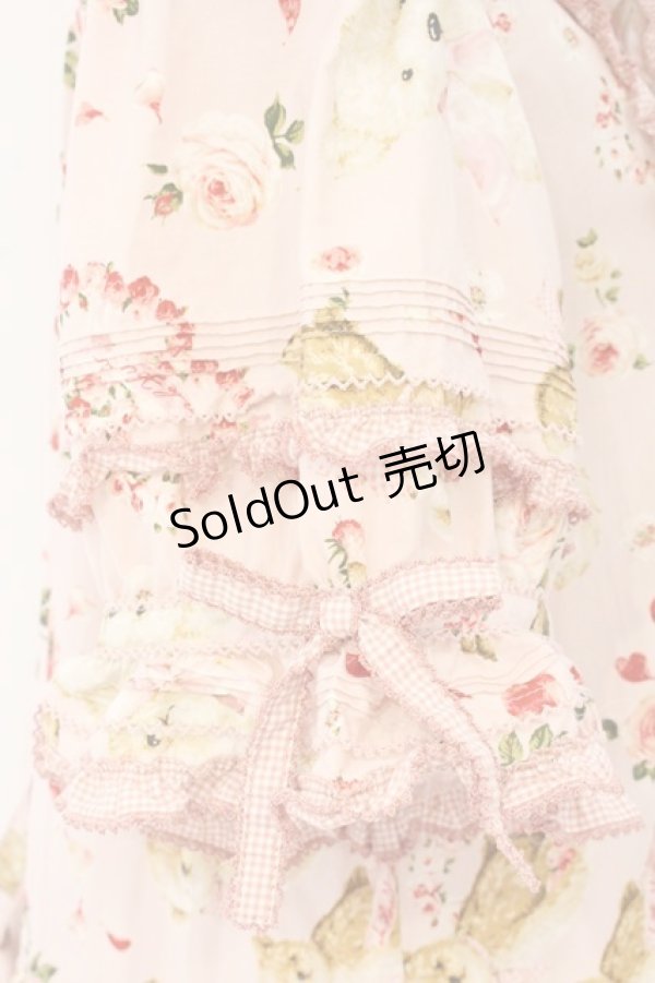 画像6: PINK HOUSE / テディローズプリントワンピース  ピンク O-26-04-02-048-LO-OP-OW-OS (6)