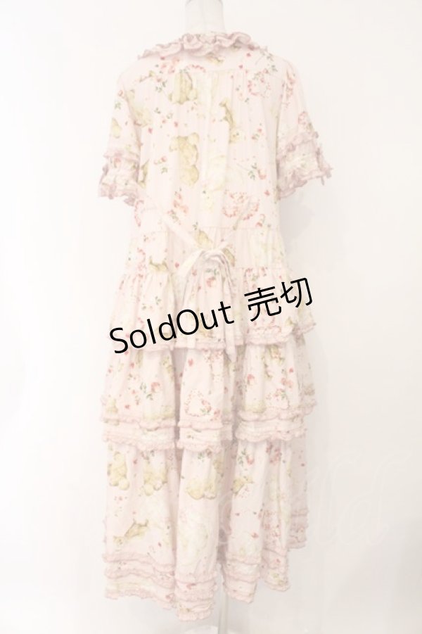 画像7: PINK HOUSE / テディローズプリントワンピース  ピンク O-26-04-02-048-LO-OP-OW-OS (7)