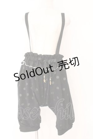 画像: ALICE and the PIRATES / 空中散歩パンツ  クロ×シロクロドット O-26-04-02-050-PA-PA-OW-OS