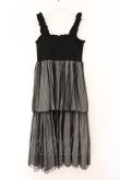 画像3: Candy Stripper / HOLIDAY TIERED ドレス 2 ブラック O-26-04-02-052-PU-OP-OW-OS (3)