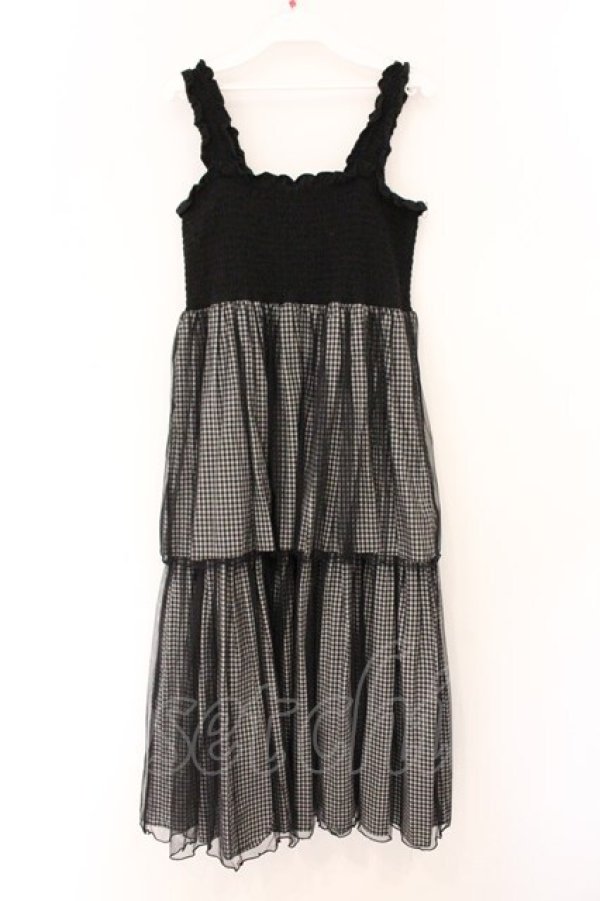 画像3: Candy Stripper / HOLIDAY TIERED ドレス 2 ブラック O-26-04-02-052-PU-OP-OW-OS (3)