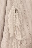 画像2: Candy Stripper / RIBBON COTTON LACE スカート 2 グレー O-26-04-02-054-PU-SK-OW-OS (2)