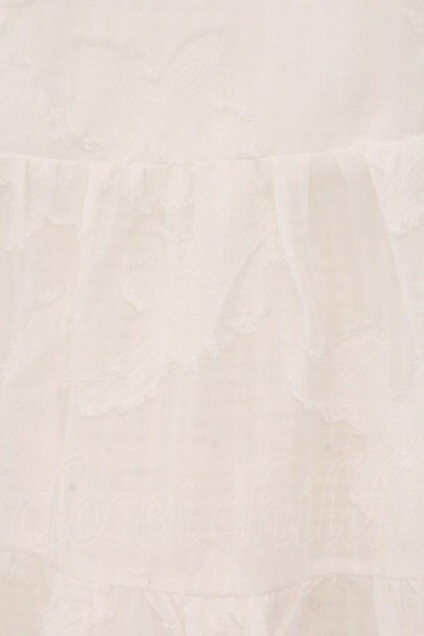 画像2: merry jenny / fluffyシアーティアードキャミチュニック F シロ O-26-04-02-055-LO-TO-OW-OS (2)