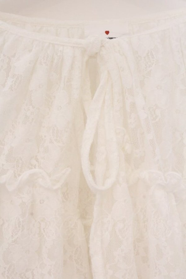 画像2: merry jenny / レースフレアボレロ F シロ O-26-04-02-058-LO-TO-OW-OS (2)