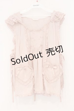 画像: PINK HOUSE / フード付きローンタブリエ  ピンク O-26-04-02-067-LO-TO-OW-OS