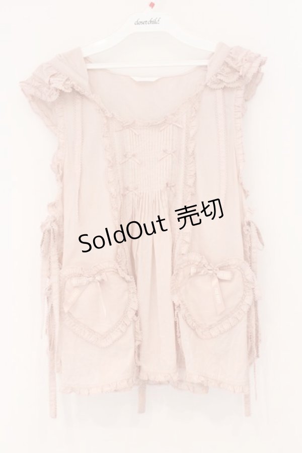 画像1: PINK HOUSE / フード付きローンタブリエ  ピンク O-26-04-02-067-LO-TO-OW-OS (1)