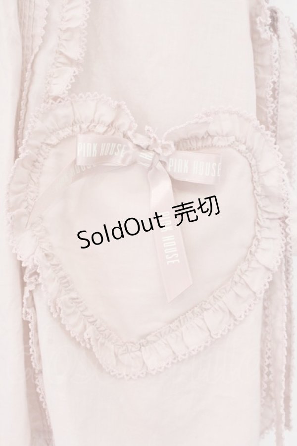 画像3: PINK HOUSE / フード付きローンタブリエ  ピンク O-26-04-02-067-LO-TO-OW-OS (3)