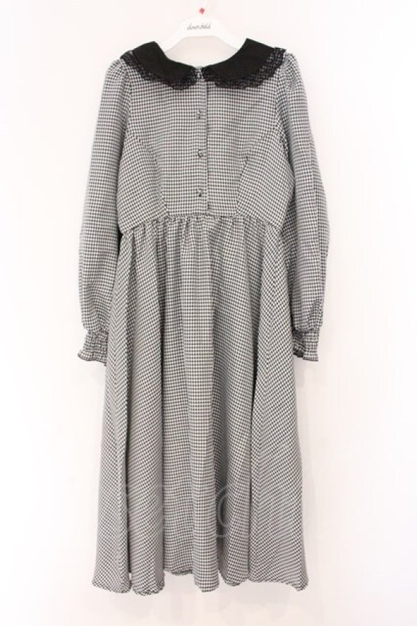 画像1: m petit by misako / サンリオキャラクターズコラボ クロミワンピース M クロ O-26-04-02-070-LO-OP-OW-OS (1)