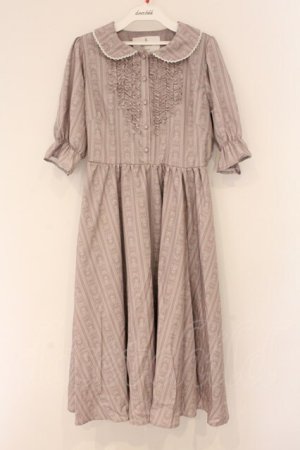 画像: m petit by misako / NINA'sコラボワンピース M ブラウン O-26-04-02-071-LO-OP-OW-OS