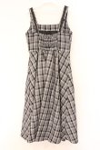 画像3: m petit by misako / リボンチェックジャンパースカート M クロ O-26-04-02-074-LO-OP-OW-OS (3)