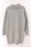 画像3: Secret Honey / タートルニットワンピース 2 グレー O-26-04-02-076-CA-OP-OW-OS (3)