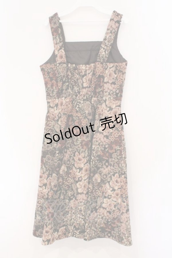 画像3: an another angelus / ゴブランフレアーワンピース  クロ×ベージュ O-26-04-02-012-CA-OP-IG-OS (3)