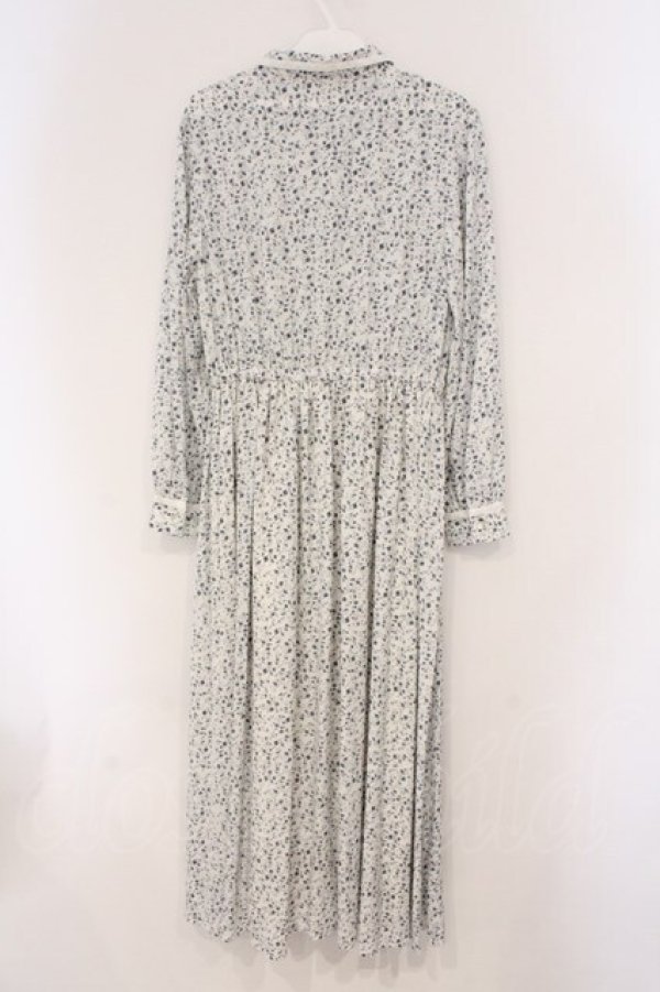 画像3: an another angelus / トーションレース使い小花柄ロングワンピース  オフシロ O-26-04-02-015-CA-OP-IG-OS (3)