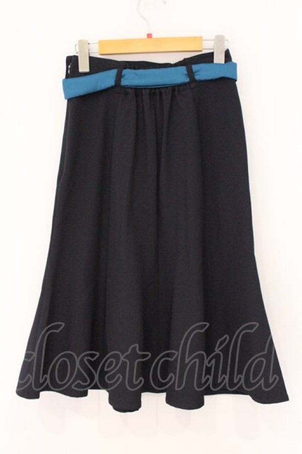 画像3: an another angelus / マリンスカーフ付きマーメイドスカート  クロ O-26-04-02-022-CA-SK-IG-OS (3)