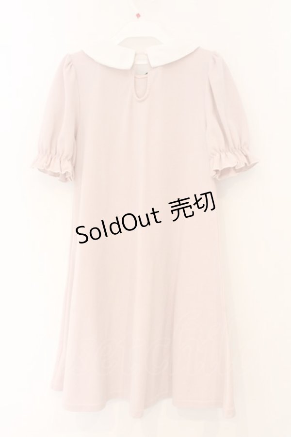 画像4: Ank Rouge / ヨーク切り替えカットワンピース  ピンク O-26-04-04-034-CA-OP-OW-OS (4)