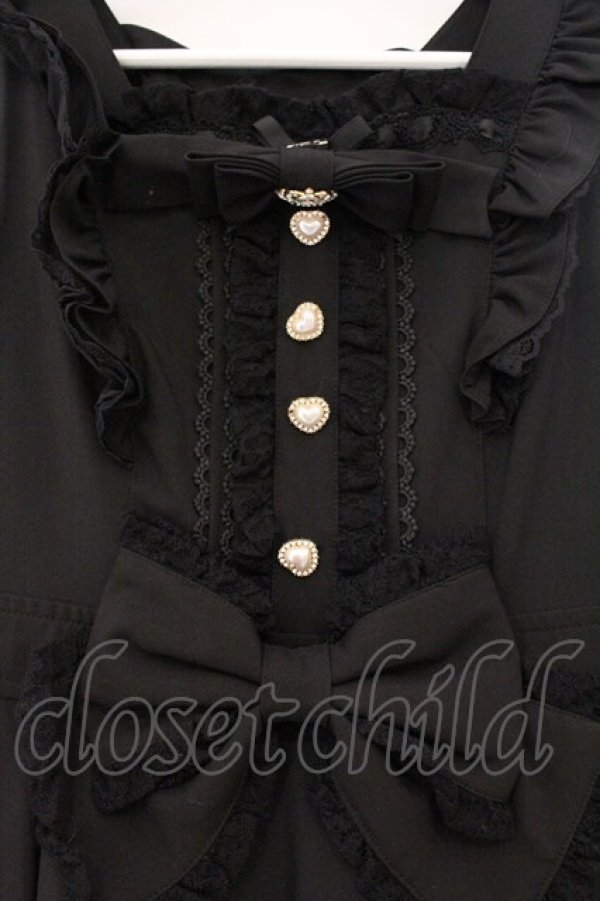 画像2: LIZ LISA / ティアラリボンティアードワンピース 0 クロ O-26-04-04-037-LO-OP-OW-OS (2)