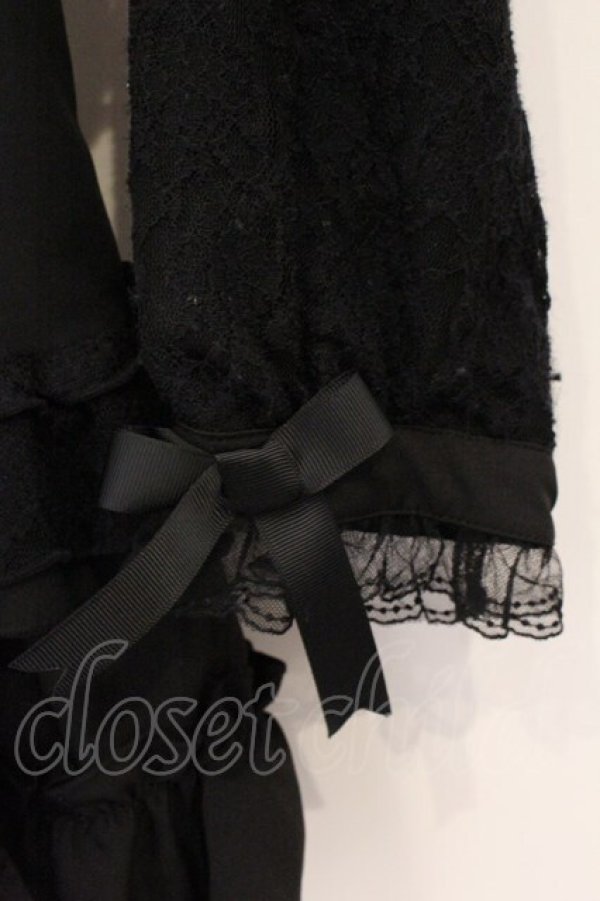 画像3: LIZ LISA / ティアラリボンティアードワンピース 0 クロ O-26-04-04-037-LO-OP-OW-OS (3)