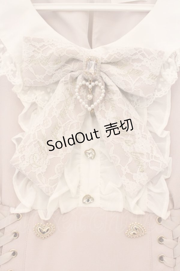 画像2: LIZ LISA / フリルリボンセットアップ 0 ピンク O-26-04-04-039-LO-OP-OW-OS (2)