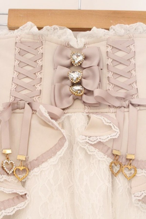 画像2: LIZ LISA / フロントカシュクールスカート 0 ピンク O-26-04-04-040-LO-SK-OW-OS (2)