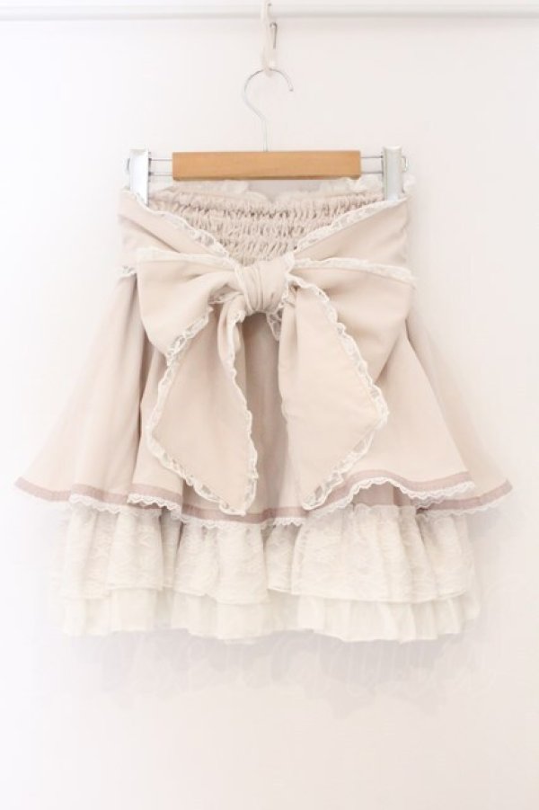 画像4: LIZ LISA / フロントカシュクールスカート 0 ピンク O-26-04-04-040-LO-SK-OW-OS (4)