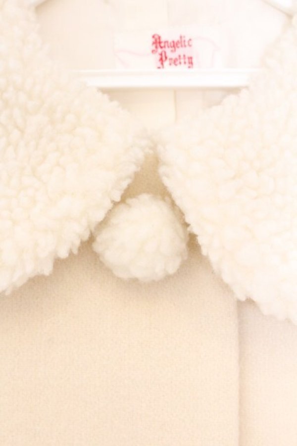 画像2: Angelic Pretty / くまちゃんコート  アイボリー O-26-04-04-044-AP-CO-OW-OS (2)