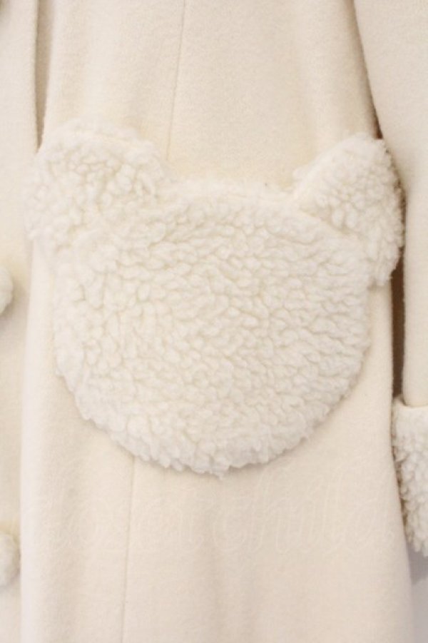 画像3: Angelic Pretty / くまちゃんコート  アイボリー O-26-04-04-044-AP-CO-OW-OS (3)